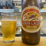 寿司・うなぎ 羽子吾 - ビール中瓶