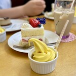 パティスリー　プティ メルヴィーユ - 料理写真:三男坊が「お父さんありがとう」のプレートピックを付けてくれました。