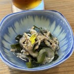 鮨まつ井 - 鱧皮の酢の物
