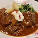 熊ヶ井旅館食堂 - タンシチュー