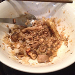 豚のらーめん 弐番手 - 2014年9月
      Oi！ラーメン企画夏バテ解消麺
      キノコナッツまぜそば 800円