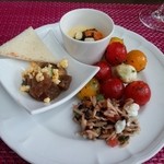 奥のウニのフランが本当に美味しい