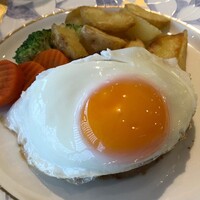 レストランアラスカ 築地店 - ハンバーグ