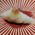 寿司福島 - 鯛 おろしポン酢