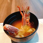 リコモンテ - 渡りがにの味噌汁