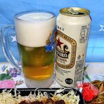 橋場食堂 - 先ずは　喉の洗浄です　(＝＾Ｏ＾＝)ｏ□ プハァ　うまい 