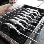 金太郎自然園 - 釣った魚を焼きます