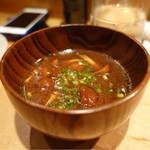 焼鳥 みずき - 大ナメコの味噌汁☆