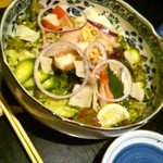 はかたや木鶏 - 木鶏サラダ海鮮　780円