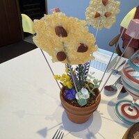 Convivio - チーズとアーモンドのオープン焼き