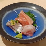 佐渡廻転寿司 弁慶 - ある日の晩酌セット①-1