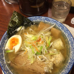 らぁ麺 武者気 マツノ - 新潟コマチ限定塩ラーメン。