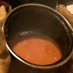 カセント - 2014年9月再訪。あれです（笑）。魚介好きにはノックアウト寸前の香り。