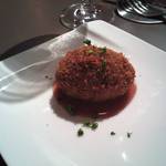 ビストロ ポンヌフ - 前菜　牛煮込みとフォアグラコロッケ