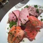 ビストロ ポンヌフ - 前菜盛り合わせ！肉！！