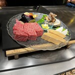 虎幻庭 - 鮑、フォアグラ、かつべ牛のサーロイン