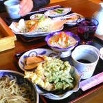 木綿花 - 「木綿花ランチ」と「板天」