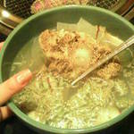 炭火焼肉 のんきや - コムタンスープ