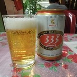 KHANHのベトナムキッチン 銀座999 - ベトナムビール３３３　H26.9