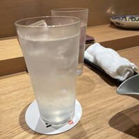 築地青空三代目 丸の内 - 初へベスサワー　ビールは控えてますので、、