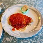 シャンティ - 適度な厚みで、食べ応えあるポークソテー。