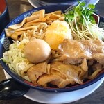 太一商店 - おろしまぜそば カチ盛り 太一盛トッピング 