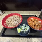 名代 富士そば - ミニかき揚げ丼セット