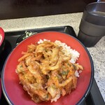 名代 富士そば - ミニかき揚げ丼