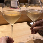 鮨 三心 - 人生のお姉様と乾杯❤️