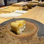 鮨 三心 - おぼろ玉。石渕大将らしさを大切に❤️