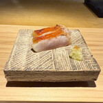 鮨 三心 - 金目鯛の昆布だし。