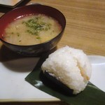 Kamadoka - 味噌汁とおにぎり(14.8)