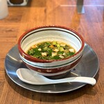 麺創房LEO - ・昆布水のつけそば 1,380円/税込
(名古屋コーチン 半玉付き)