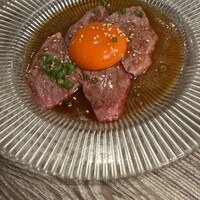 焼肉&手打ち冷麺 二郎 KANAYAMA - 赤身タタキ　うまっ