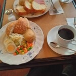 すぎの木 - ランチのハンバーガー