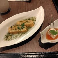 函館うに むらかみ 日本生命札幌ビル店 - まんぞくセット(うにの出し巻き玉子、うに入り豆腐)
