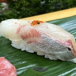 亀庄寿司 - シマアジ