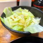 黒田屋 - TPのキャベツ。生を期待していましたが、レンジ
アップのキャベツ、アリです