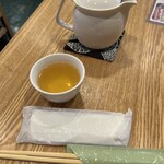 中国小麦粉料理専門店恵泉 - このティーポットもなんだか和みます