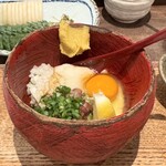 鳥茂 - 牛ネギトロ