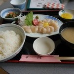 ほたて刺身定食