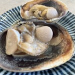 灯台茶屋 - 大あさり焼き 大皿