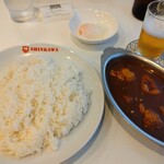 新川デリー - ストロングカシミールカレーと温泉玉子