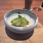 しろ - グリーンアスパラ 豆腐 トマト