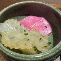 中国菜灯菜 - クラゲ頭の葱油和え