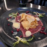 Space 220 Restaurant - ANDROMEDA WAGYU BEEF CARPACCIO