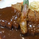 洋食屋ゆうき - ビフカツレツ 断面