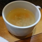 洋食屋ゆうき - ランチのスープ