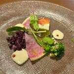 トラットリア ルッソ - 前菜3種盛り合わせ