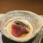 秋葉原 鮨 上村 - もちかつおのお造り